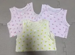 西松屋　ベビーロンパース型肌着　3点セット90cm