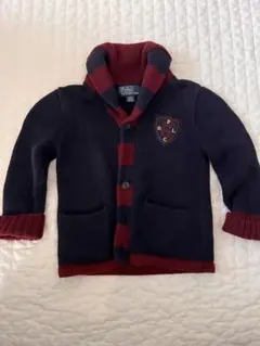 Polo by Ralph Lauren カーディガン ネイビー/バーガンディ
