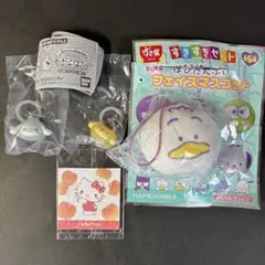 サンリオ/めじるしアクセサリー　なりきりまん シナモロール、ポムポムプリン他2点