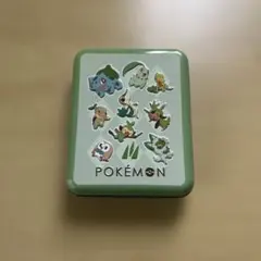 ポケモン　バレンタイン　チョコレート缶　草タイプ