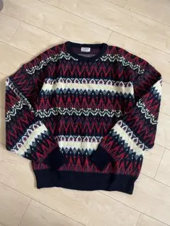 WESTCHESTER CLASSICS 幾何学模様ニット XL