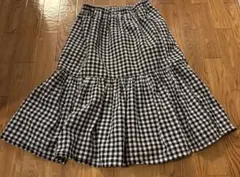 グローバルワークギンガムチェック フレアスカート 110cm