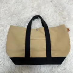 63CANVAS ハンドメイド　トートバッグ　エコバッグ　ベージュ