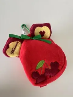 ミッキー ミニコインケース 可愛いりんご　レッド♡新品未使用