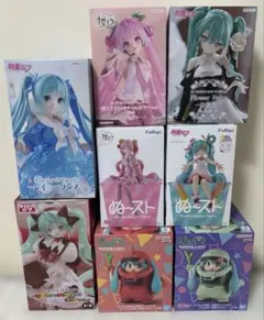 初音ミク フィギュア 8体セット まとめ売り - メルカリ