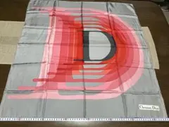 Christian Dior Dロゴ シルクスカーフ