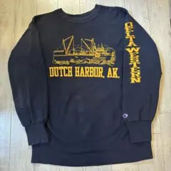 80s 90s Champion Reverse Weave スウェット 袖プリ