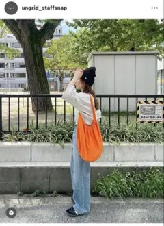 ungridノベルティオレンジバッグ