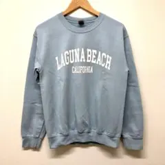 西海岸 カリフォルニア クルーネック プリントスウェット