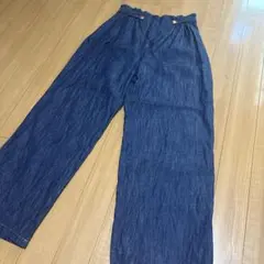 ZARA 데님 와이드 팬츠 이지 팬츠
