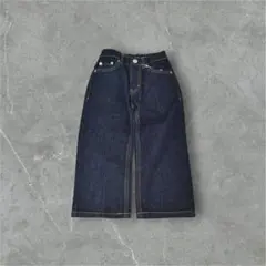 新品未使用キッズ ローリーズファーム ストレートデニムパンツ ジーンズ タグ付きのサムネイル