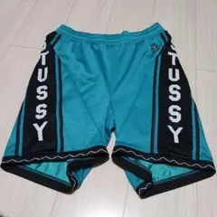STUSSY ステューシー バスケットパンツ バスパン【M】ターコイズのサムネイル
