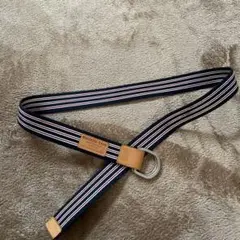 ストライプデザインのベルト