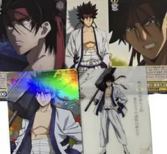 るろうに剣心　相楽左之助　クリアカード　ヴァイス　5枚