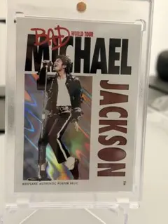 マイケル・ジャクソン バッドワールドツアー レリックカード - メルカリ