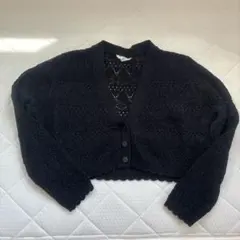 H&M ブラック カーディガン ボレロ