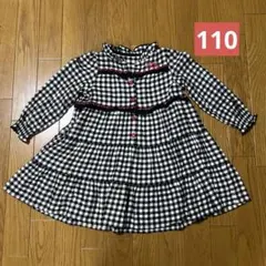 【訳あり】シャーリーテンプル　チェックワンピース　110