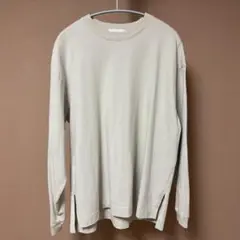 EXTRA FINE COTTON SIDE SLIT BASIC L/S