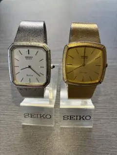 【ジャンク】SEIKO Dolce ゴールド　シルバー