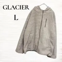 a497【GLACIER】ボアジャケット/ボアフリース/リバーシブル/ベージュ