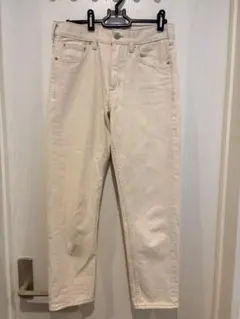 coenクリーム色 スリムフィット デニム