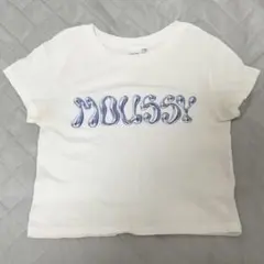 moussy チビTシャツ　ショート丈　Tシャツ