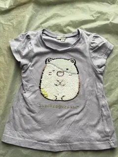 すみっコぐらし　スパンコール　Tシャツ　半袖　100cmのサムネイル