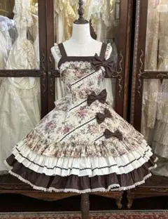 British Dreams ジャンパースカートL ショート丈 華ロリ ロリータ