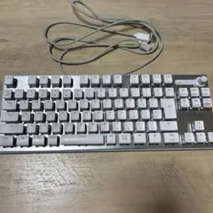 ROCCAT ゲーミングキーボード 有線 テンキーレス ホワイト シルバーのサムネイル