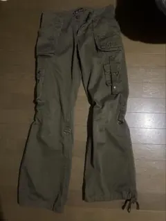 D&G SS03 Combat Rebel Label ワイドレッグカーゴパンツ - メルカリ