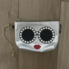 希少BABBI×アジョリー　コラボポーチ　シルバー