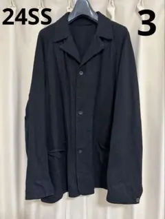 コモリ　デニムワークジャケット　24SS ブラック　サイズ3