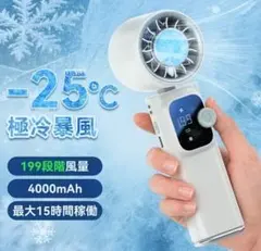 【新品未使用】急速冷却プレートハンディファン1点　熱中症対策に