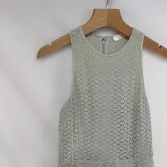 Chloé フランス製 総レース ノースリーブワンピース34FADED MINTのサムネイル