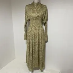 フレイアイディー　フラワープリント ロングワンピース