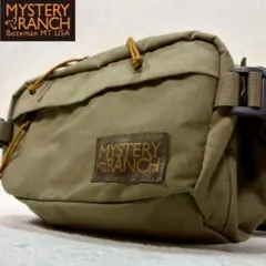 【美品✨】ミステリーランチ フルムーン WOOD WAXED ボディバッグ　希少