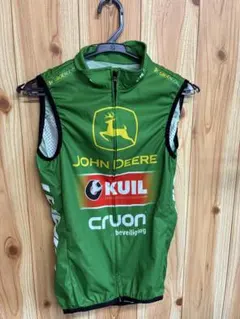支給品 ORICA GreenEdge ウィンドベスト オリカグリーンエッジ S