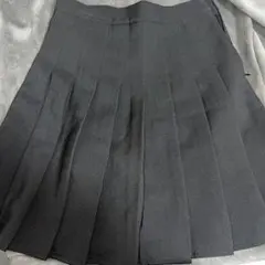 スカート 黒 ミニ丈 プリーツ