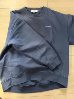 TIMELY WARNING スウェット クルーネック ネイビー