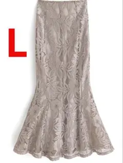 GRL（グレイル）花柄レースマーメイドスカート[nh54]