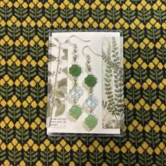 NO.11 ハンドメイド　ピアス　spring
