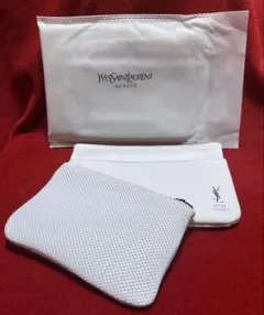 [YSL BEAUTÉ] Pure ShotsノベルティWポーチ 新品/未使用品