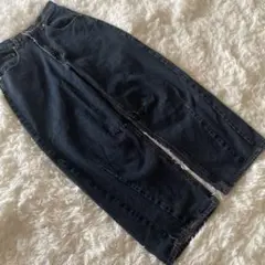 Aunt Marie's カーブパンツ　ワイドパンツ　デニム　低身長のサムネイル