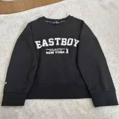 【ママようこ様専用】EastBOY×ALGYコラボ　ブラックトレーナー　130㎝のサムネイル