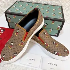 【1度試着のみ】Gucci Disney GG スリッポン スニーカー 29cm