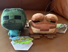 マインクラフト　マスコット　ゾンビ　＆　カエル　のセット
