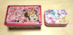 ディズニーキャラクターの空き缶　2個セット