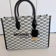 【超美品】 MICHAEL KORS MK ロゴ ショルダーバッグ 大きめ