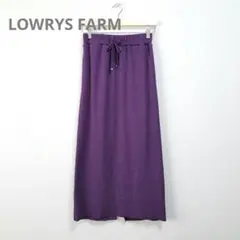 LOWRYS FARM カットリブタイトスカート