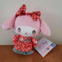 マイメロディ.クロミ浴衣ドレスぬいぐるみ　マイメロディ